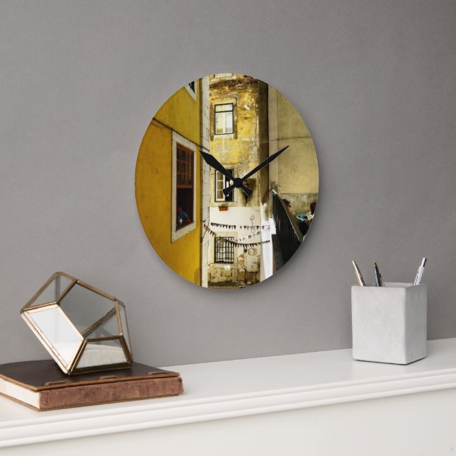 Reloj Redondo Grande Ánimo de Lisboa (Oficina)