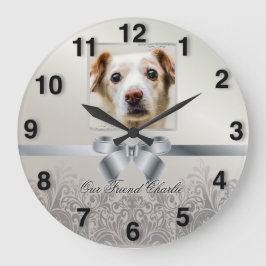 Reloj Redondo Grande Aniversario conmemorativo del mascota