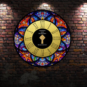 Reloj Redondo Grande Aniversario de la Ordenación del Sacerdote Pastor