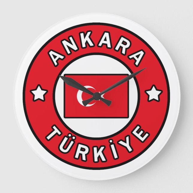 Reloj Redondo Grande Ankara Türkiye (Anverso)