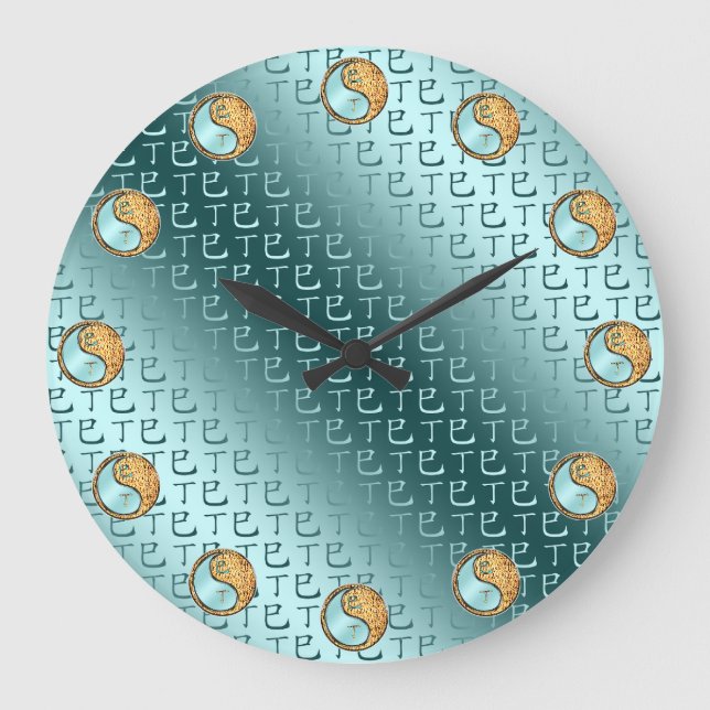 Reloj Redondo Grande Año de la Serpiente de Fuego (Anverso)