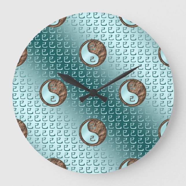 Reloj Redondo Grande Año de la serpiente de la Tierra (Anverso)