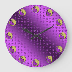 Reloj Redondo Grande Año del Cerdo de Metal