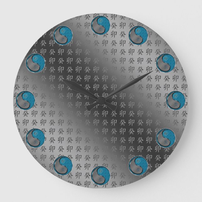 Reloj Redondo Grande Año del Conejo de Agua (Anverso)