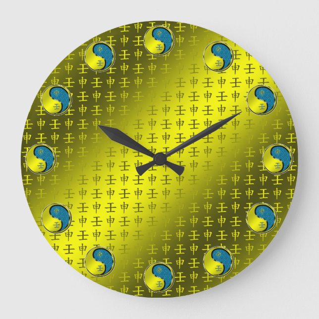 Reloj Redondo Grande Año del Mono de Agua (Anverso)