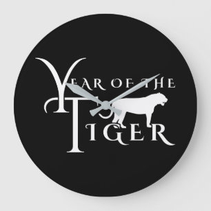 Reloj Redondo Grande Año del tigre