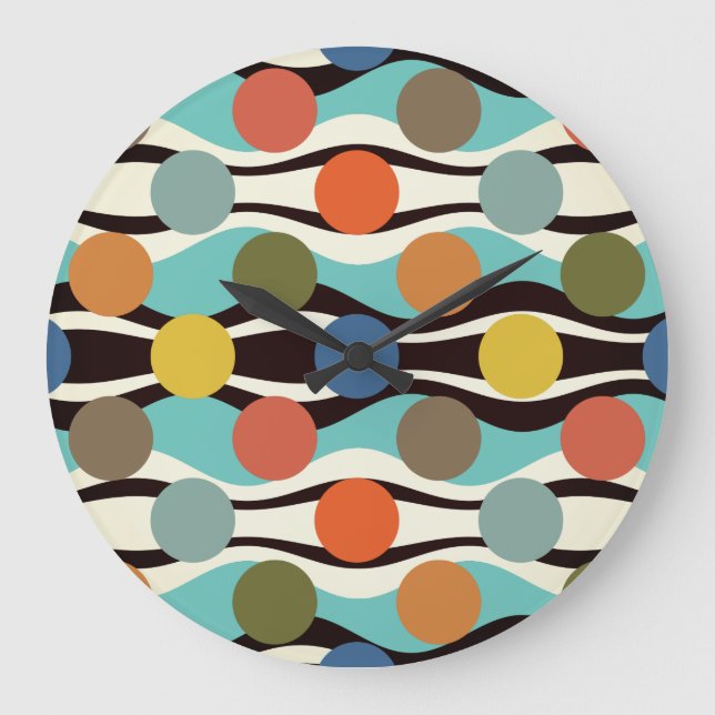 Reloj Redondo Grande Años 1950 (Anverso)