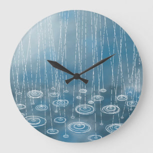 Reloj Redondo Grande Another Rainy Day