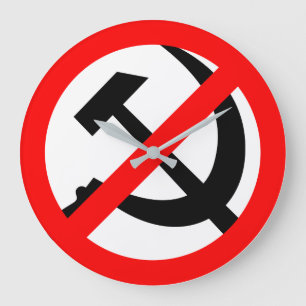 Reloj Redondo Grande Anticomunista