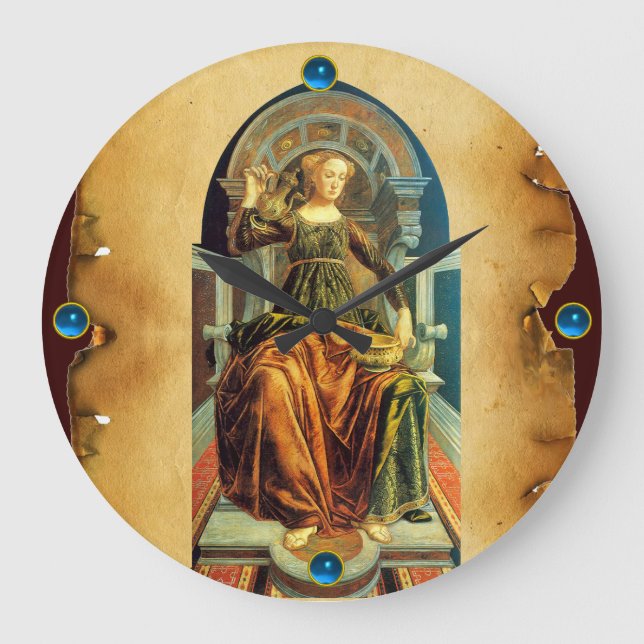 RELOJ REDONDO GRANDE ANTIGUA RENAISSANCE TAROTS 14 / TEMPERANCIA (Anverso)