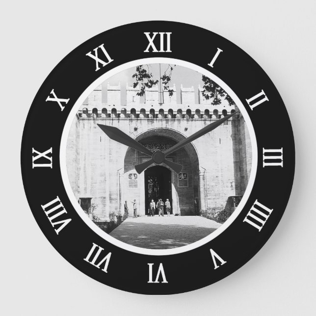 Reloj Redondo Grande Antigua Turquía Estambul Puerta del Palacio Topkap (Anverso)