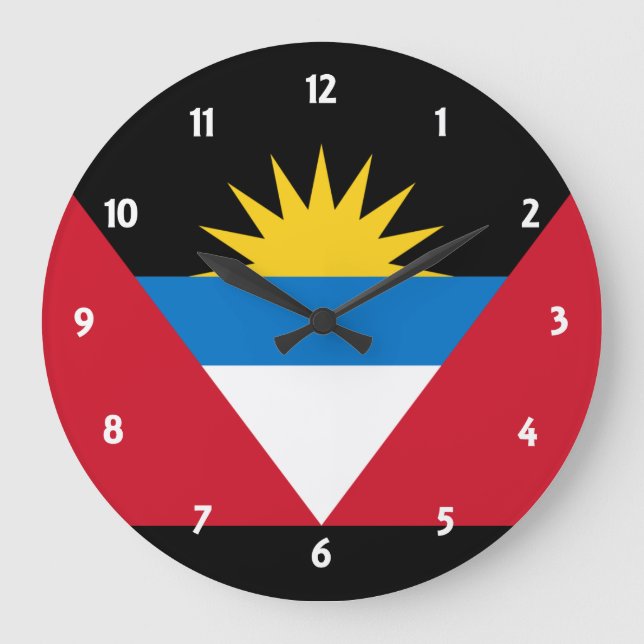 Reloj Redondo Grande antigua y barbuda (Anverso)
