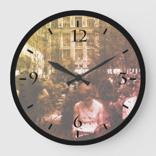 Reloj Redondo Grande Antiguo USA Nueva York Rockefeller Center Case-Mat