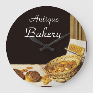 RELOJ REDONDO GRANDE ANTIQUE OVEN BAKER ,BAKERY BREAD SHOP