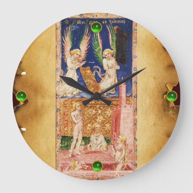 RELOJ REDONDO GRANDE ANTIQUE RENAISSANCE TAROTS 20 /THE JUDGEMENT (Anverso)