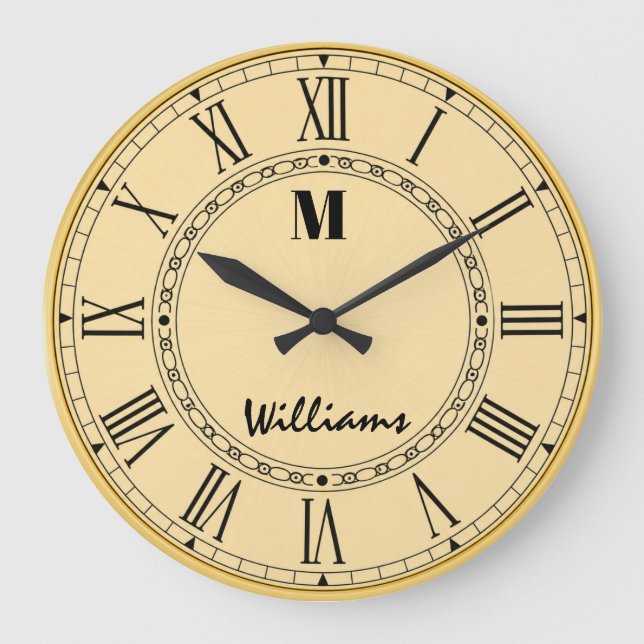 Reloj Redondo Grande  Antique Vintage Classic (Anverso)