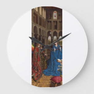 Reloj Redondo Grande Anunciación de Jan van Eyck
