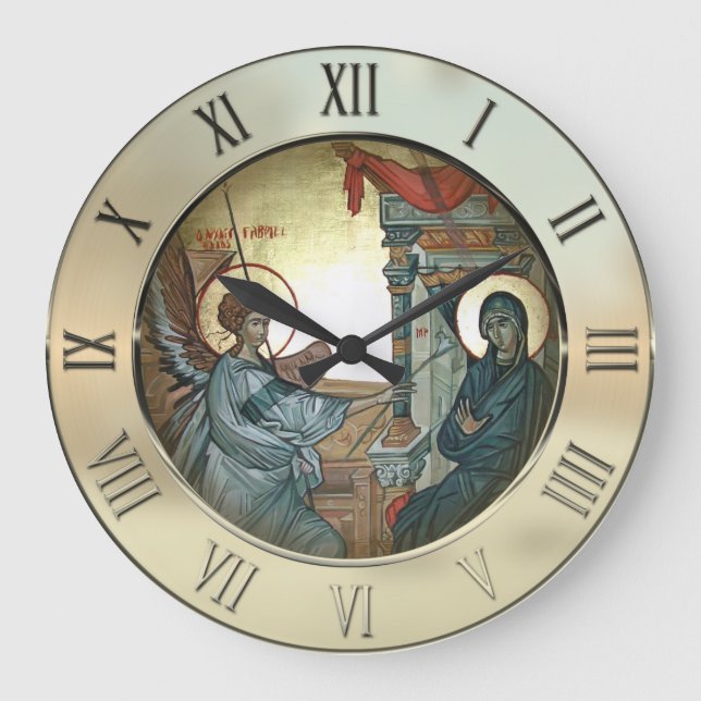 Reloj Redondo Grande Anuncio (Anverso)