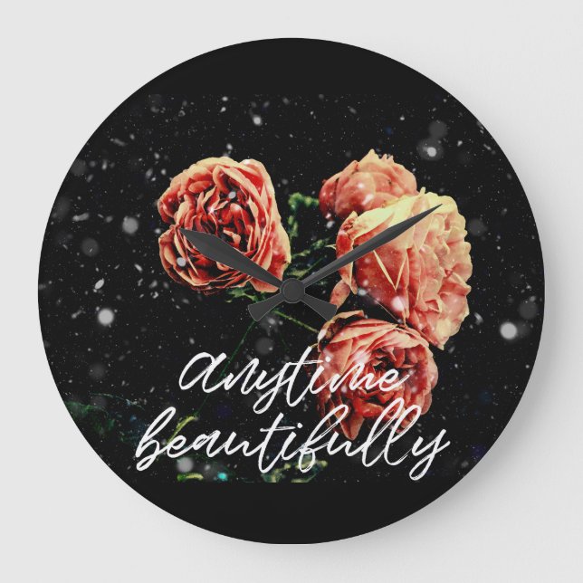 Reloj Redondo Grande Anytime Beautifully (Anverso)