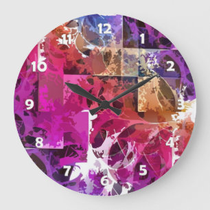 Reloj Redondo Grande Apophysis Fractal especie - tejes spider aquel spi