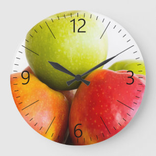 Reloj Redondo Grande Apples