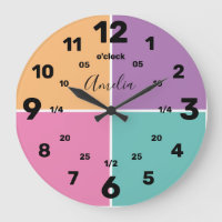 Aprender A Contar El Tiempo | Personalizado | Nomb