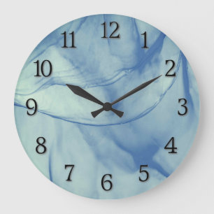 Reloj Redondo Grande Aqua en capas