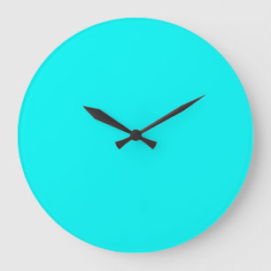 Reloj Redondo Grande Aqua Neon