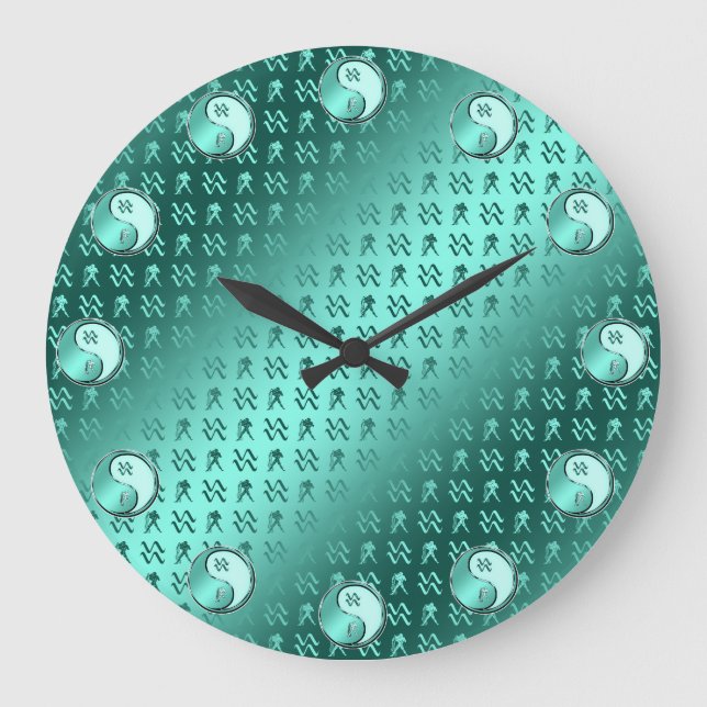Reloj Redondo Grande Aquarius (Anverso)