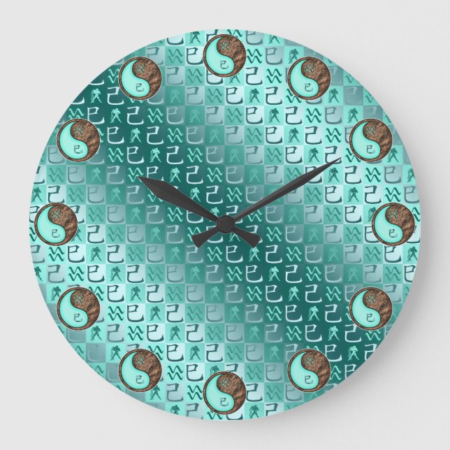 Reloj Redondo Grande Aquarius & Earth Snake (Anverso)