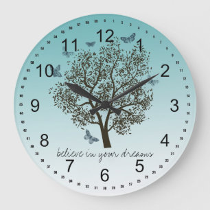 Reloj Redondo Grande Árbol ideal