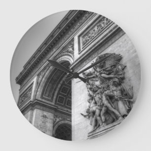 Reloj Redondo Grande Arc de Triomphe b/w