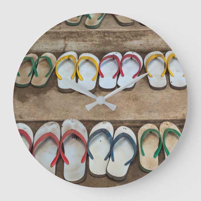 Reloj Redondo Grande Arena Flip Flop (Anverso)