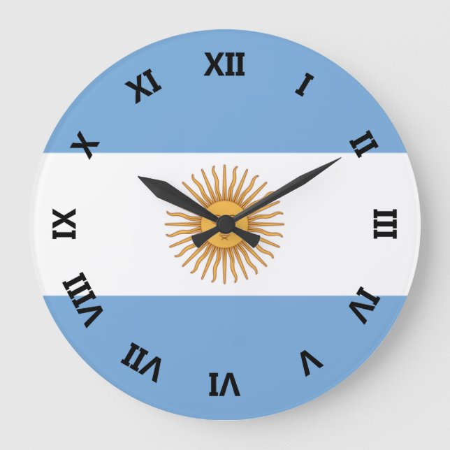Reloj Redondo Grande argentina (Anverso)