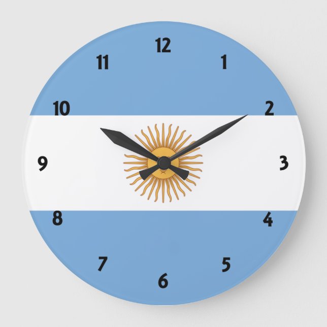 Reloj Redondo Grande argentina (Anverso)
