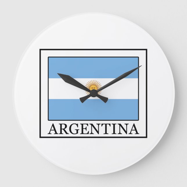 Reloj Redondo Grande Argentina (Anverso)