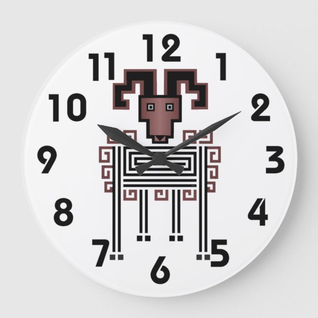 Reloj Redondo Grande Aries Clock (Anverso)