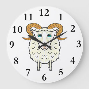 Reloj Redondo Grande Aries el Ram