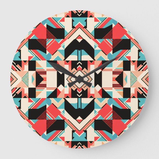 Reloj Redondo Grande Armonía fracturada (Anverso)