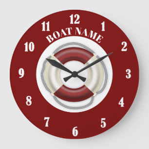 Reloj Redondo Grande Aro salvavidas