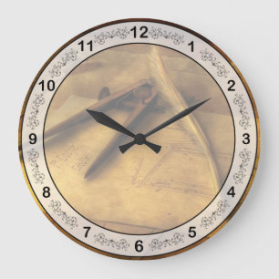 Reloj Redondo Grande Arquitecto - El dibujante