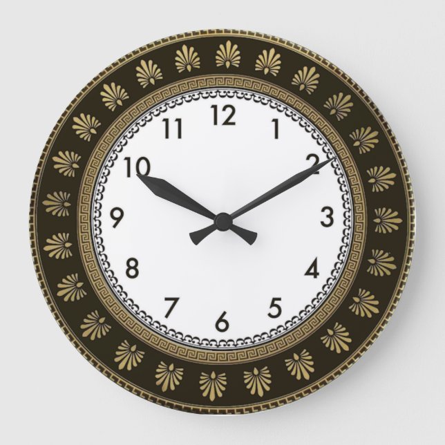 Reloj Redondo Grande Art Deco (Anverso)