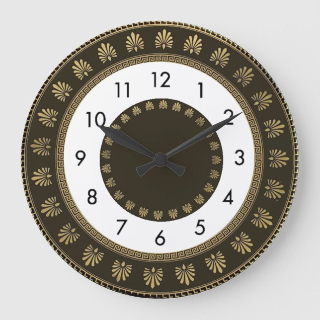 Reloj Redondo Grande Art Deco (Anverso)