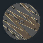 Reloj Redondo Grande Art Deco<br><div class="desc">Reloj de pared Art Deco con números romanos</div>