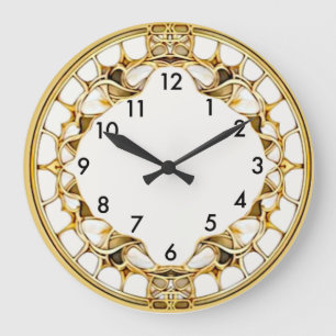 Reloj Redondo Grande Art Deco