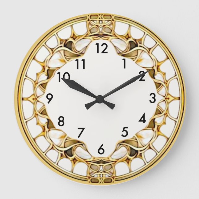 Reloj Redondo Grande Art Deco (Anverso)