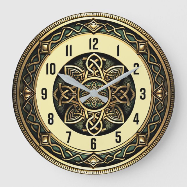 Reloj Redondo Grande Art Deco (Anverso)