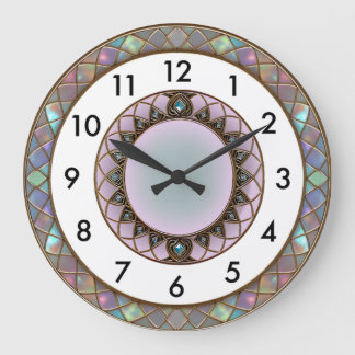 Reloj Redondo Grande Art Deco