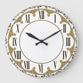 Reloj Redondo Grande Art Deco