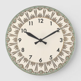 Reloj Redondo Grande Art Deco